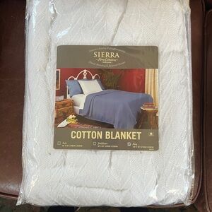 White Cotton Blanket king size